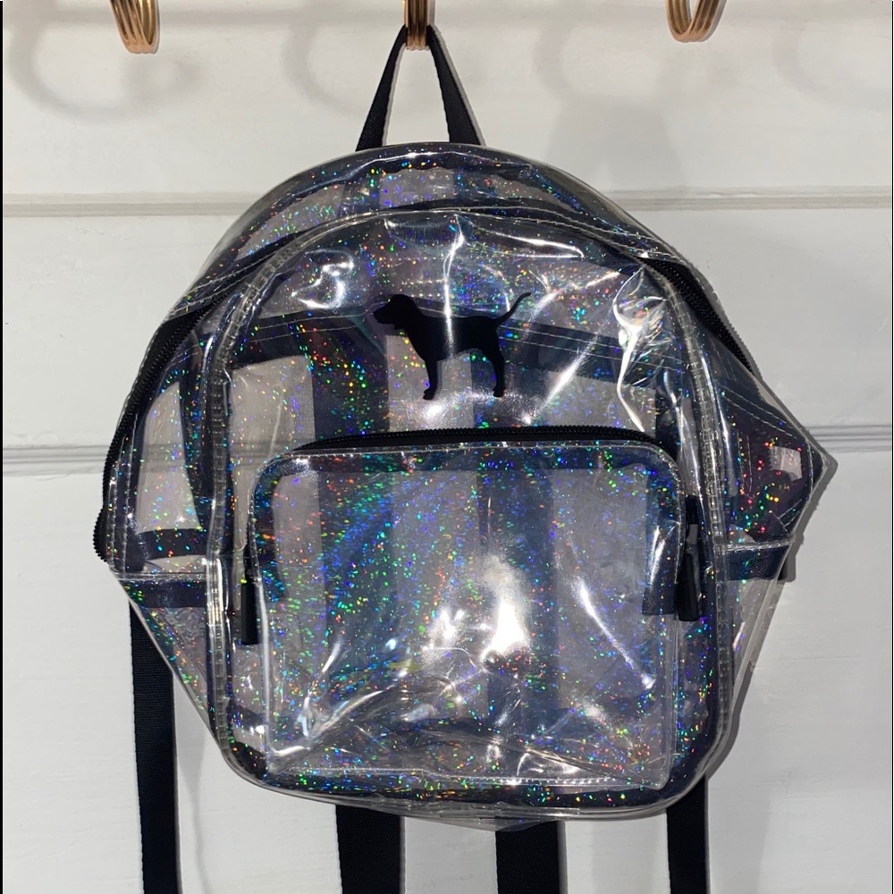 Pink mini backpack